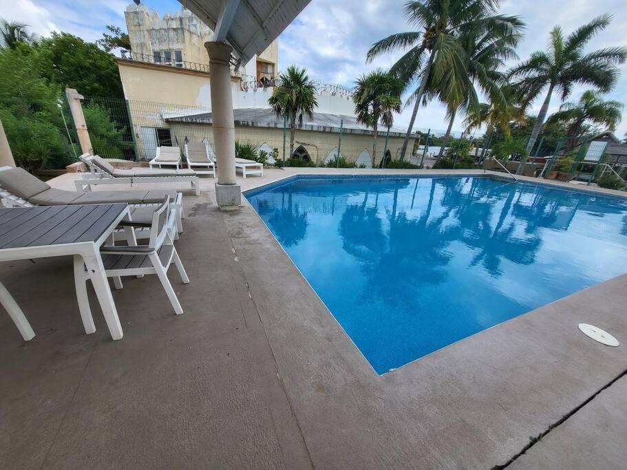 3 Rooms House At Side Of The Lagoon 坎昆 外观 照片